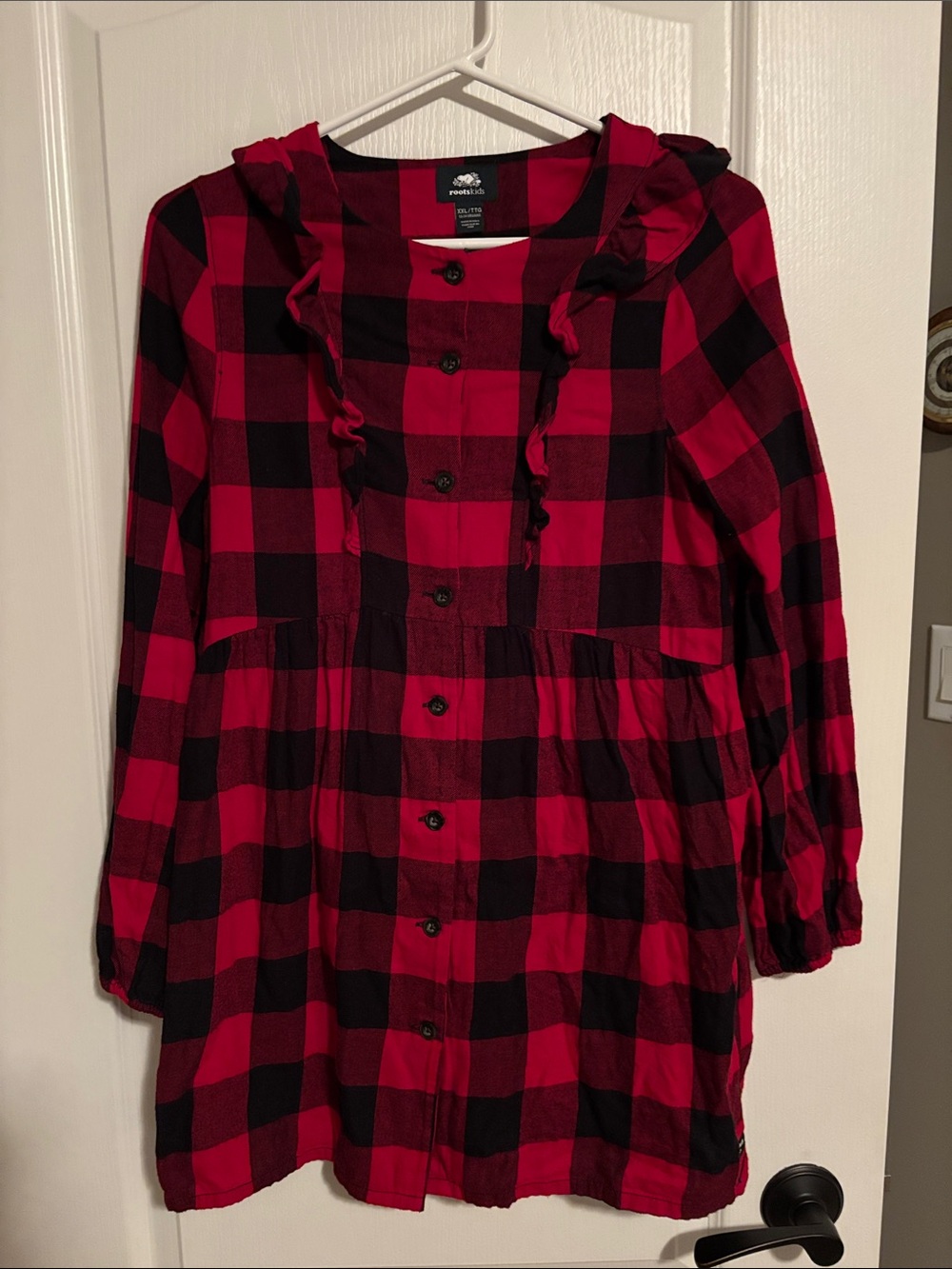 Roots Red & Black Buffalo Plaid Shirt